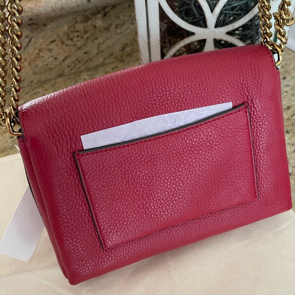 New Tory Burch Small Kira Leather Convertible Crossbody Bag - Picture 7 of 9